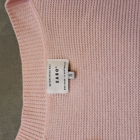 Sabo Skirt Cardigan Pink Women's S - Picture 3 of 6